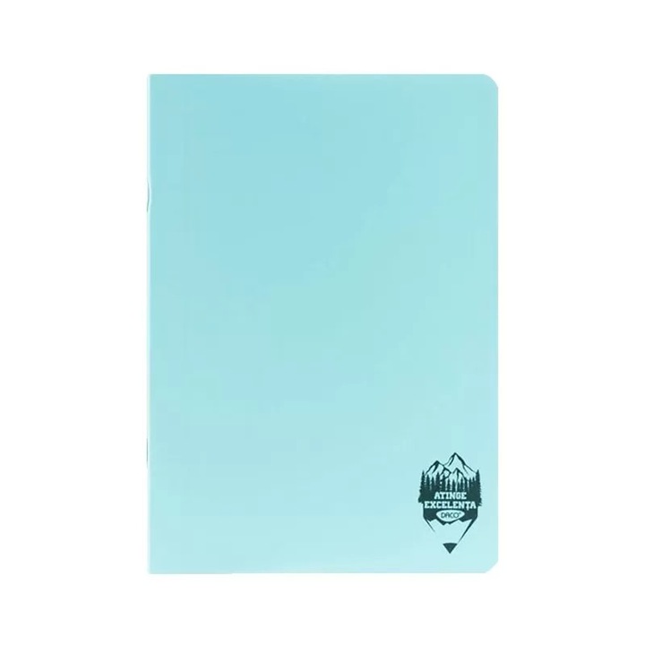 Caiet A4 Daco, Velin, 60 File, Coperta Plastic