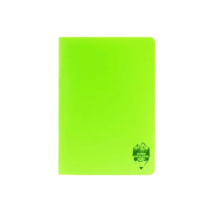 Caiet A5, 100 file, linii, coperta PP, Atinge Excelenta, Daco