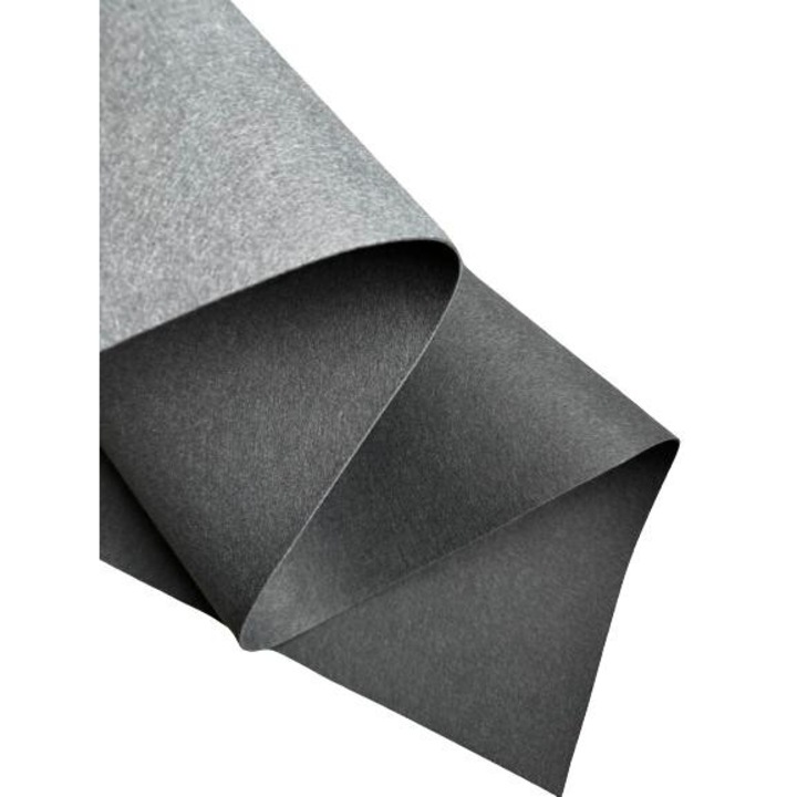 Fetru rigid 2mm 30X100cm, gri inchis