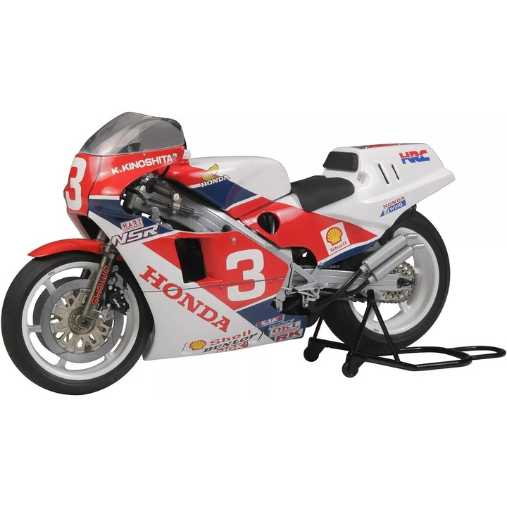 Kit Macheta Motocicleta de construit Tamiya Honda NSR 500 Factory Color +14ani 1:12 TAM 14099