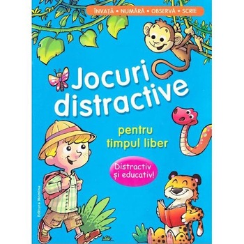 Jocuri distractive pentru timpul liber - albastru - Ioana Suilea Jocuri distractive pentru timpul liber - albastru - Ioana Suilea