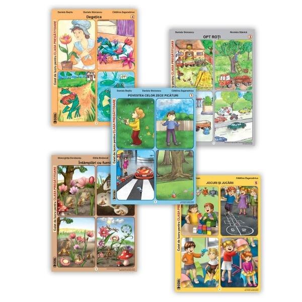 Set caiete clasa pregatitoare - Povestea celor zece picaturi - Daniela Stoicescu, Daniela Besliu