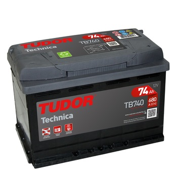 Baterie auto Tudor Technica 74 Ah TB740 Baterie auto Tudor Technica 74 Ah TB740