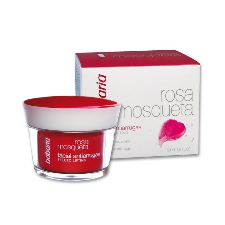 Crema de fata antirid efect lifting Babaria Rosa Mosqueta, 50 ml