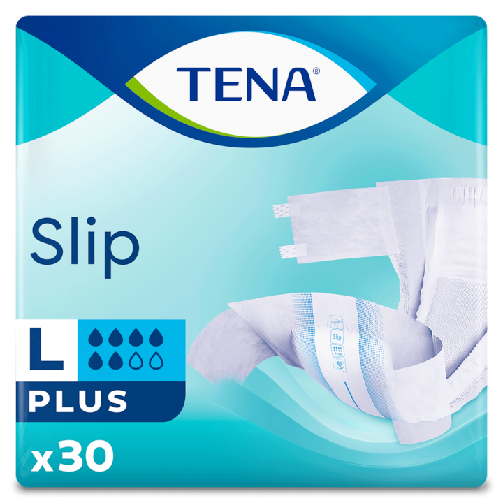 TENA Slip Plus ConfioAir felnőtt pelenka, Unisex, L, 30 db