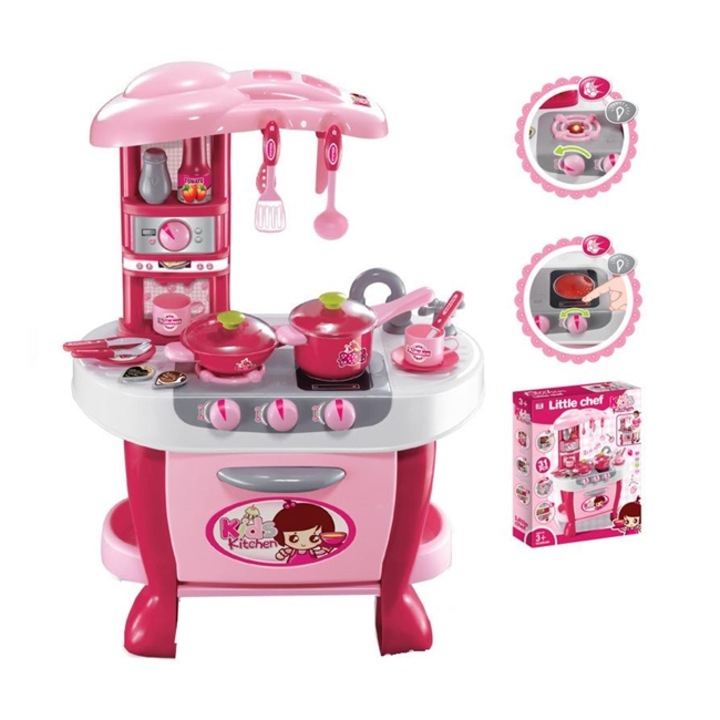 Bucatarie de jucarie pentru copii Little Chef, Dimensiuni: 73 x 30 x 51cm