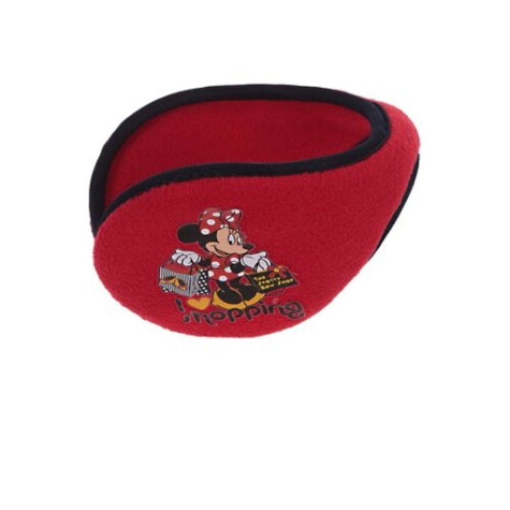 Protectie urechi Minnie Mouse Rosu