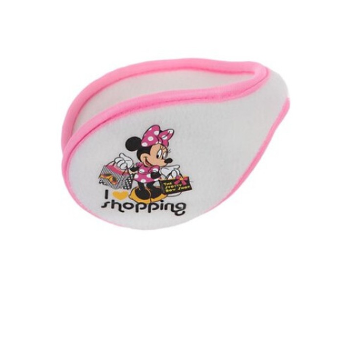 Protectie urechi Minnie Mouse Alb