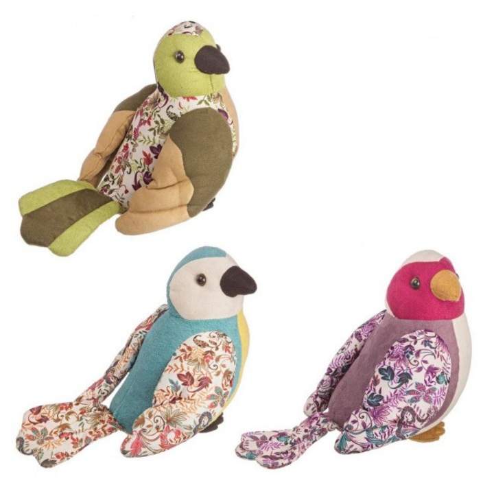 Set 3 opritoare usa Papagal 20x22 cm