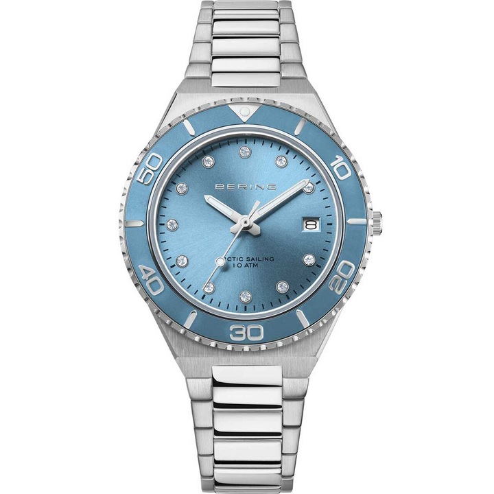 Ceas de dama Bering 18936-705, Quartz, 36mm, 10ATM