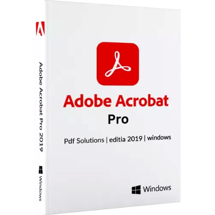 Adobe Acrobat PRO 2019, Licenta Permanenta Electronica, 1 Dispozitiv - Windows