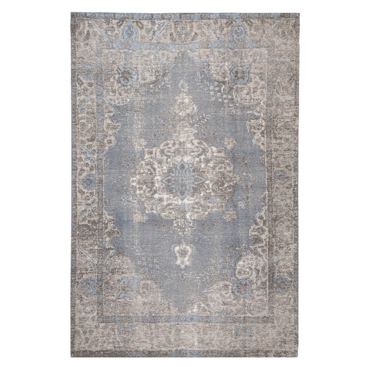 Covor textil albastru maro Chrea 200x290 cm