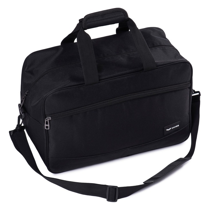 Пътна чанта, Wings, Select, черна, 40x20x25см, 20L