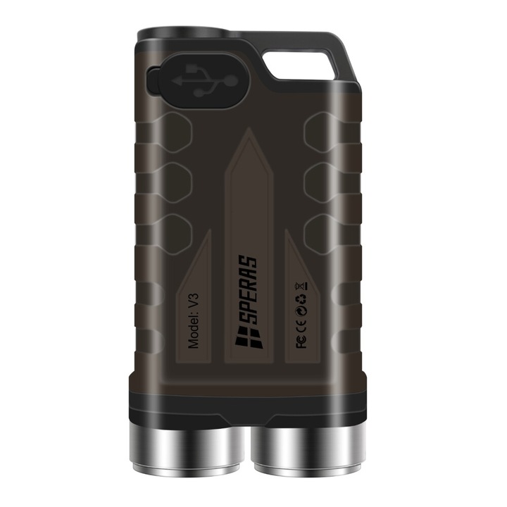 Lanterna led tip breloc, Speras V3, neagra