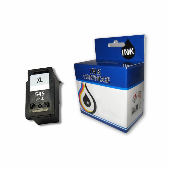 Cartus Premium Compatibil INK pentru imprimanta CANON PG 545 negru XL, 15 ml, 400 pagini, cerneala compatibila cu Pixma iP2850, MG2450, MG2455, MG2550, MG2950, TS3350, TS3450, TS3351, TS3450