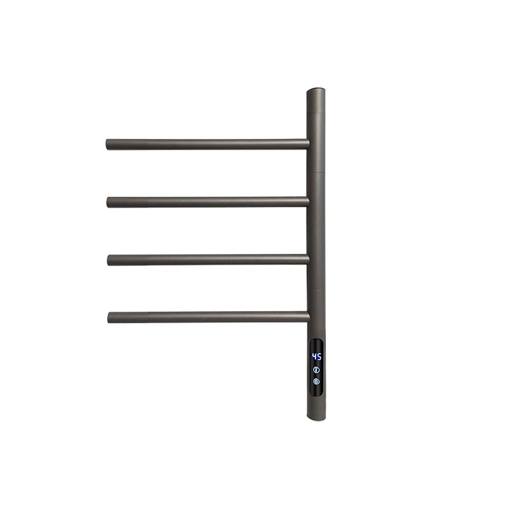 Port-prosop electric TRENDYS, 42 x 56cm, digital, gri mat, cu 4 brate reglabile