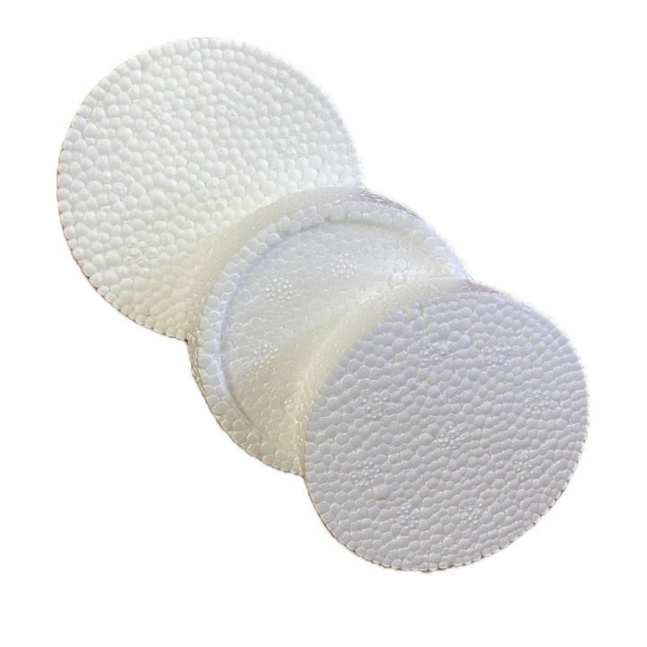 Capace Polistiren White EPS Diametru 70/15mm, 200buc