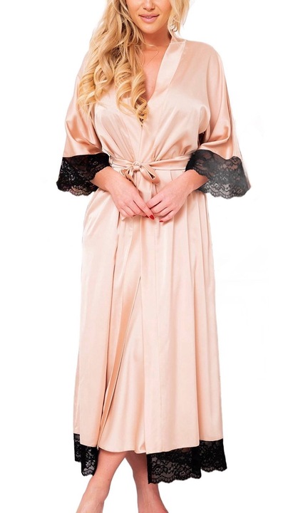 Halat din satin Kalimo SUMATRA, Nude