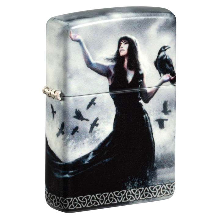 Bricheta Zippo 48969 Mazzi Gothic Woman with Ravens