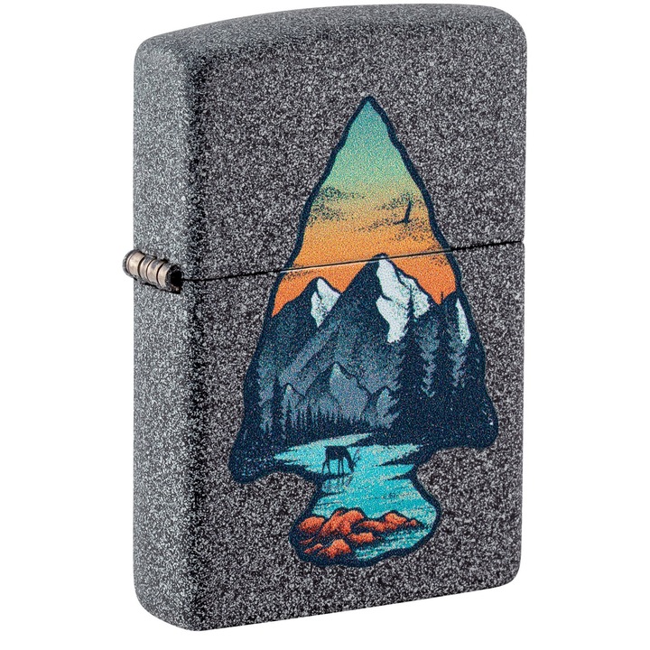 Bricheta Zippo 46007 Mountain Landscape