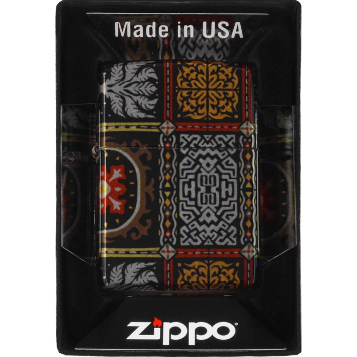 Bricheta Zippo 46146 Tapestry Pattern
