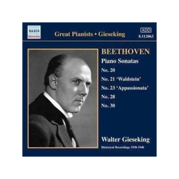 L Van Beethoven - Piano Sonatas No.20, 21, 23 (CD)