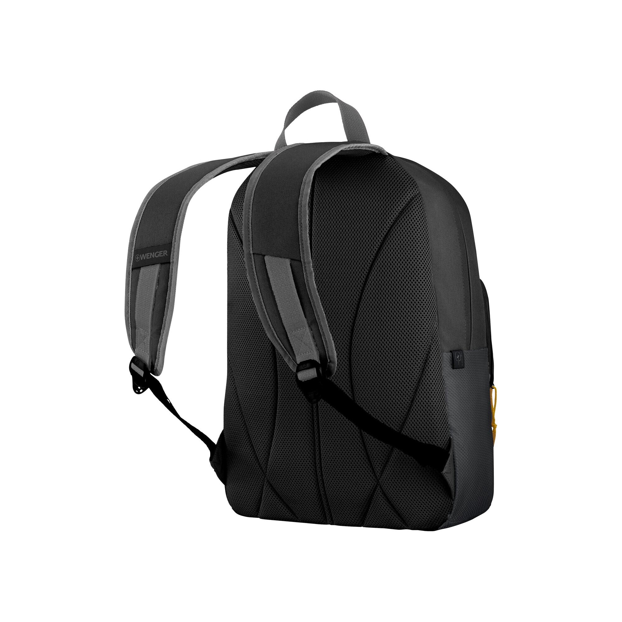 Rucsac laptop, Wenger, Poliester, Impermeabil, Compartimentat, Negru, 16"