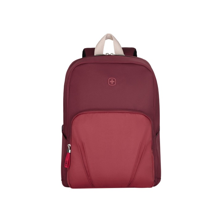 Rucsac laptop, WengerPoliester, Impermeabil, Compartimentat, Rosu, 15.6"