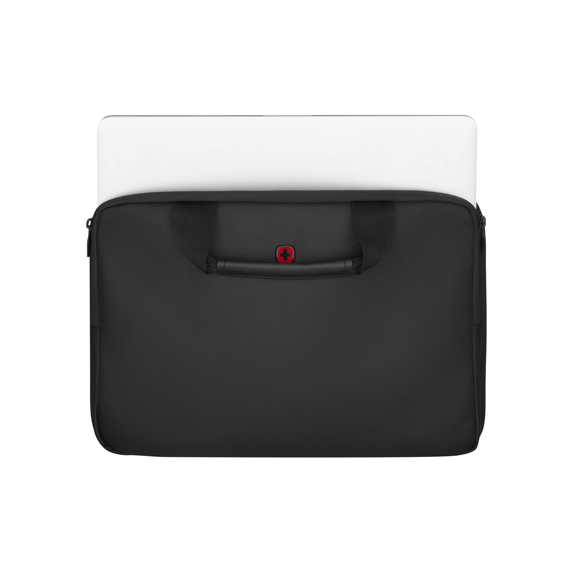Geanta laptop, Wenger, Poliester, Compartimentat, Negru, 14"