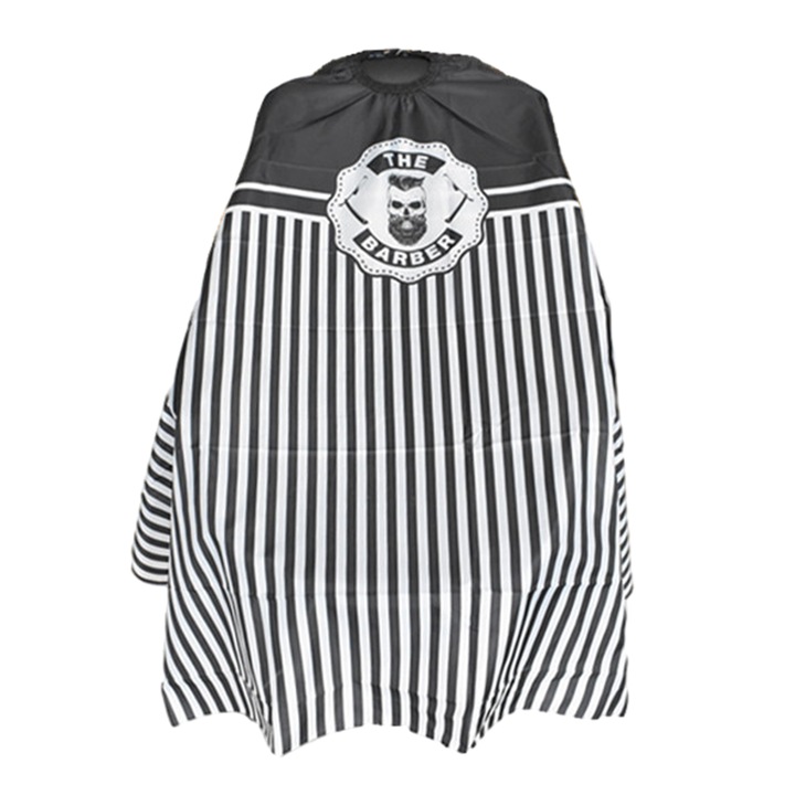 Pelerina de frizerie la moda cu inchidere cu clic, pelerina de tuns, pelerina de salon, pelerina de coafura, accesorii pentru pelerina de tuns, pelerina de 55 x 63 inch pentru vopsirea parului, pentru stilist si uz casnic, 1 bucata