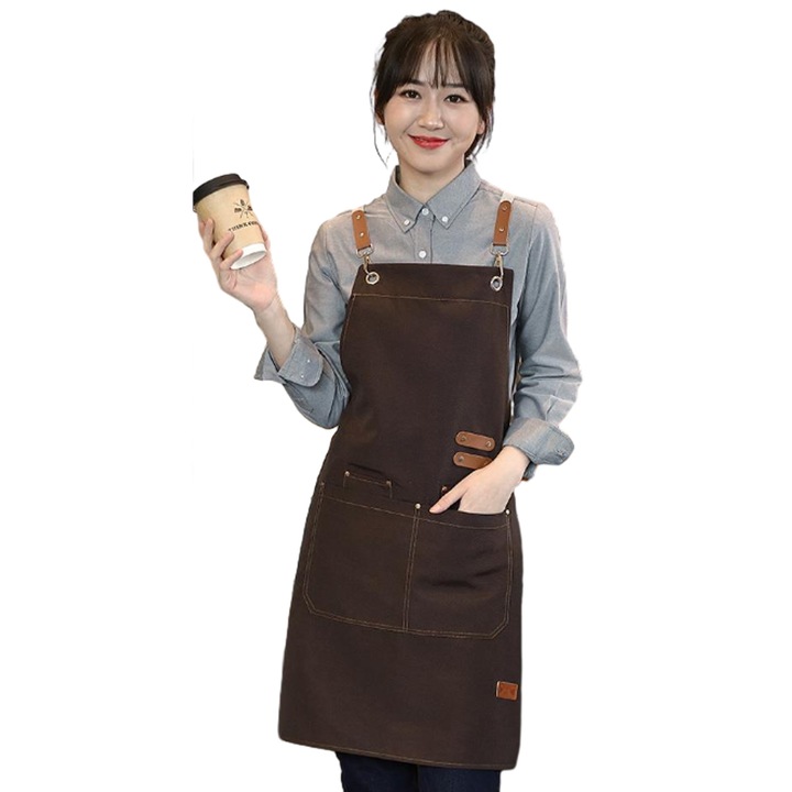 Sort de bucatar, AMRINUGL, panza, impermeabil, reutilizabil, negru