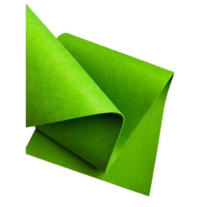 Fetru rigid 2mm 30X100cm, verde