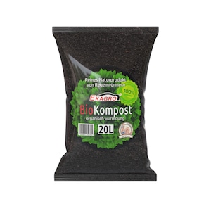 Biocompost 20L, Ekagro, 100% natural, cresterea sanatoasa si ecologica a plantelor, amestec de compost si vermicompost (2.0)