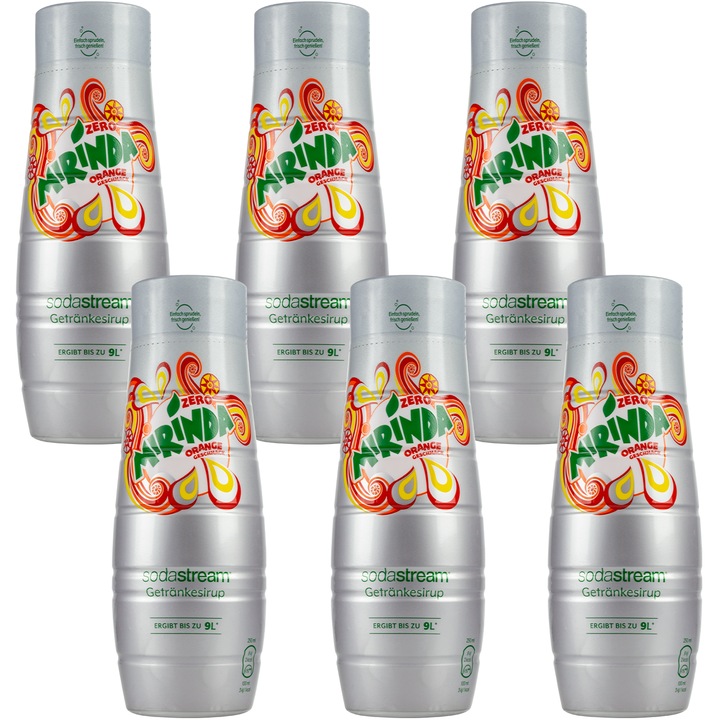 Szirup SodaStream Mirinda Light, 440 ml, 6 db