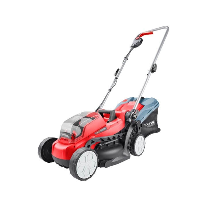 Extol Premium akkus fűnyíró gép, Garden20V, 20V, AKKU és TÖLTŐ NÉLKÜL! vágási kapacítás 33cm - [Bontott]