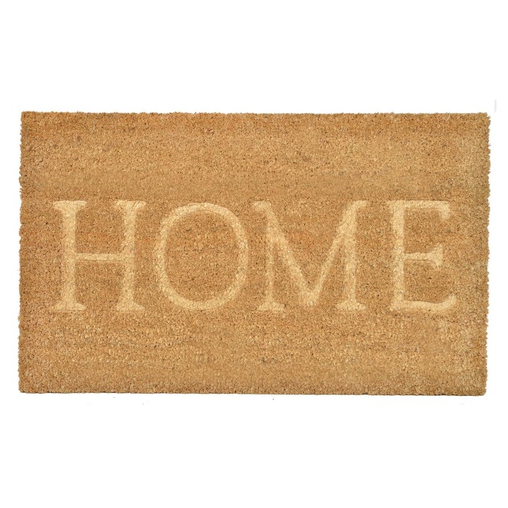 Lábtörlő, Természetes Modell, Home Üzenet, 75x45cm, Kókuszrost, MYONNA IT & E- COMMERCE ®