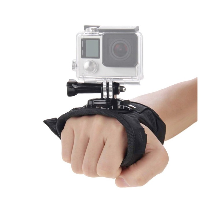 Стойка 360-градусова поддръжка за ръка/длан за камери Gopro Hero Session Mini, insta360 one X 1 2 3 4 Go, DJI Action, SJCam, GearPro, Universal