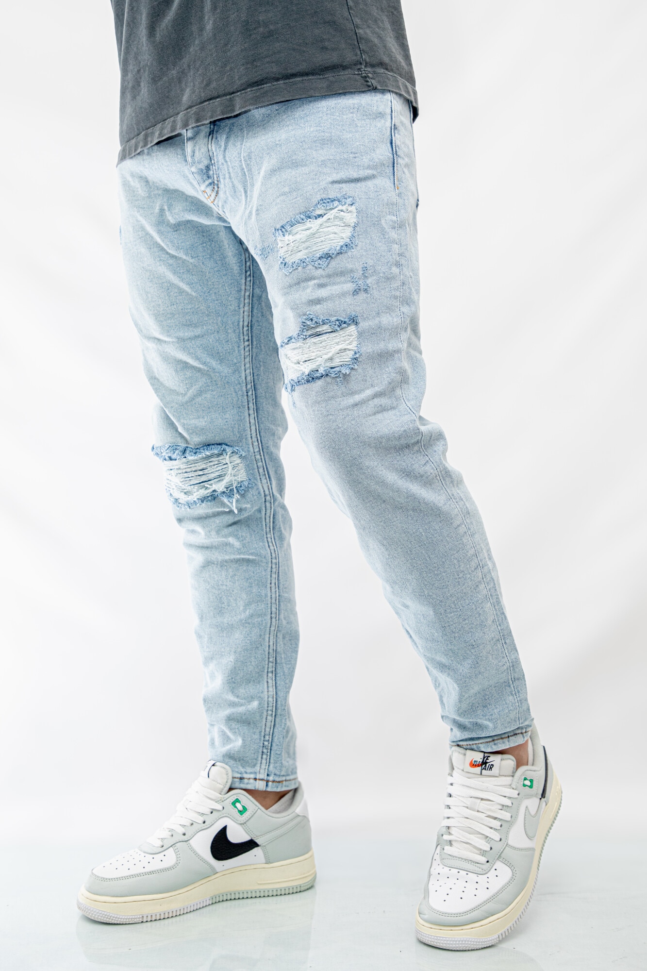 Blugi barbati Slim Fit, 9169, Bumbac