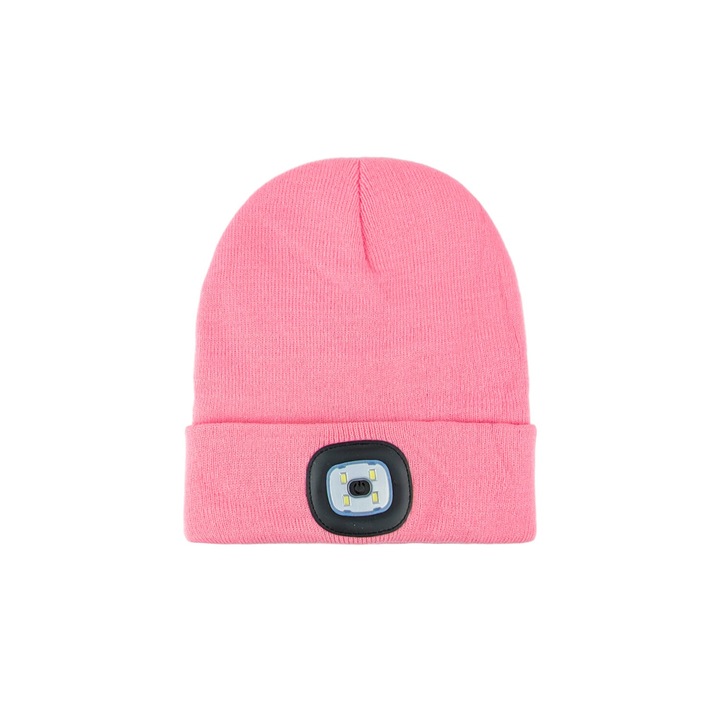 Caciula Hello Kitty cu Lenterna LED Reincarcabila - putere lumina ajustabila 100%-50%-30%-OFF