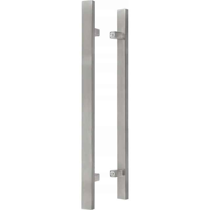 Maner usa, Kotarbau, 1400mm, otel inoxidabil, argintiu, set montaj inclus