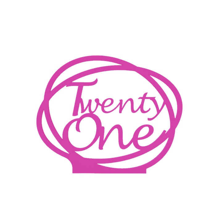 Сватбена украса за маса, "TWENTY ONE", зала за събития, 163 X 202 mm светло лилаво