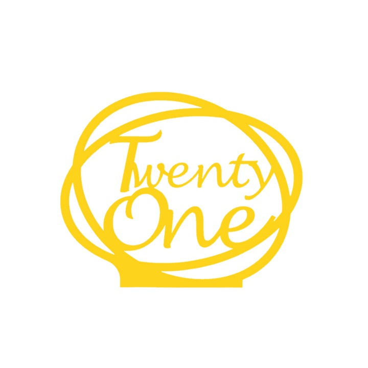 Сватбена украса за маса, "TWENTY One", зала за събития, 163 X 202 mm жълто