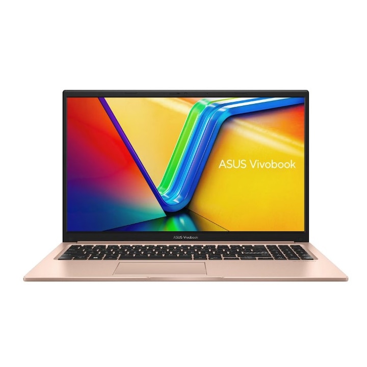Laptop ASUS VivoBook 15 cu procesor Intel® Core™i5-1334U pana la 4.6 GHz, 15.6'', Full HD, IPS, 8 GB DDR4 RAM, 1 TB SSD, Windows 11 Pro, TerraCotta