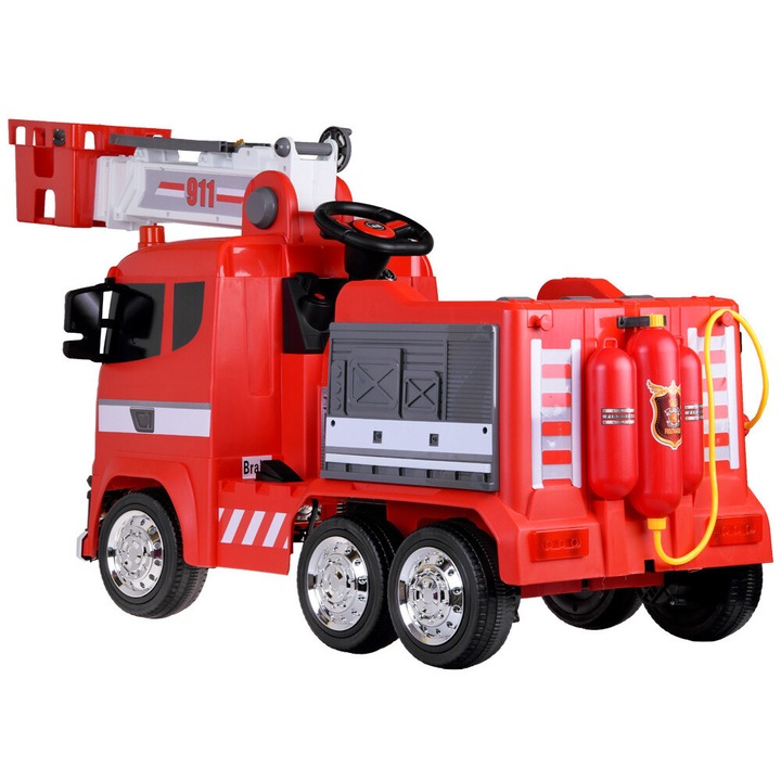 Masina electrica de pompieri, Ramiz, Rosu