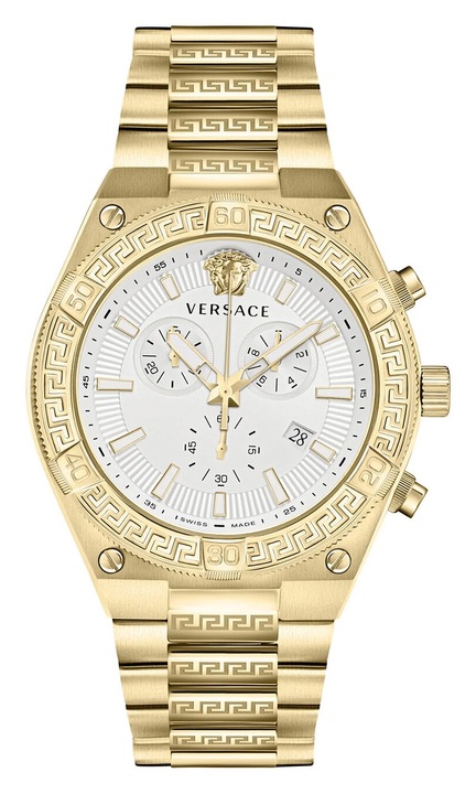 Versace VESO00822, Kvarc, 46mm, 5ATM Férfi karóra
