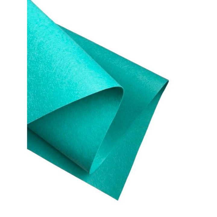 Fetru rigid1mm 50X50cm, turcoaz