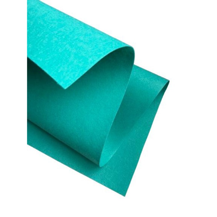 Fetru rigid 1mm 30X100cm, turcoaz