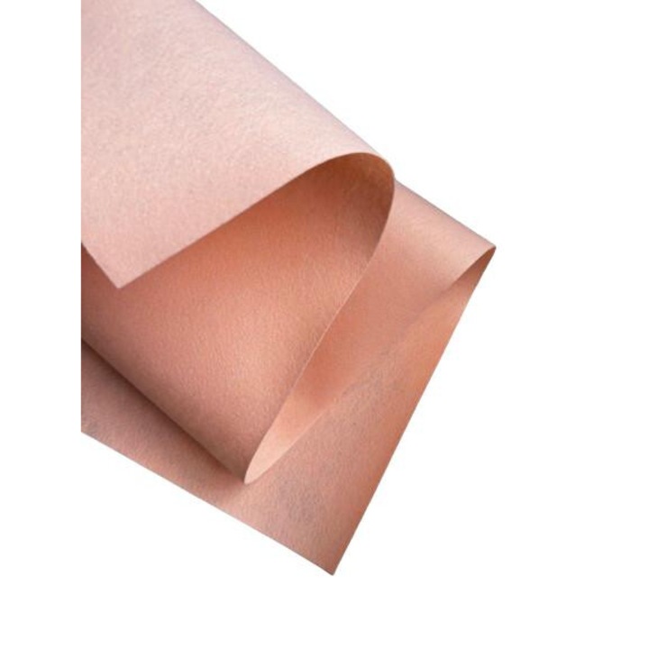 Fetru rigid 1mm 30X100cm, roz piersica