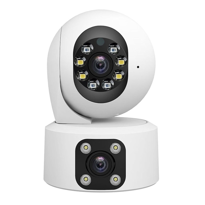 Camera Supraveghere Wireless, 2MP, full HD, Pan/Tilt, audio bidirectional, slot card, SriHome SH049