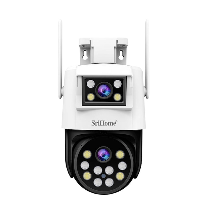 Camera Supraveghere Wireless, 2MP, full HD, Pan/Tilt, audio bidirectional, slot card, SriHome SH048